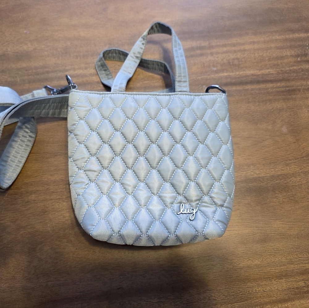 Lug Tip Toe Crossbody Bag in Sage Green
